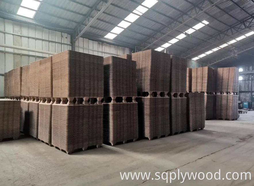 4-Way 1200× 1000mm High Load Mdi Glue Compressed Wood Pallet for Package